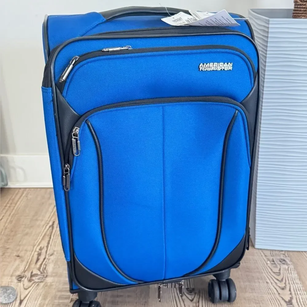 American tourister Carry-on Luggage Exp Suitcase Travel Bag Spinner Wheels